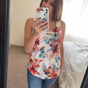 Floral tank top